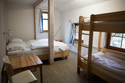 Postel nebo postele na pokoji v ubytování Penzion Krizky