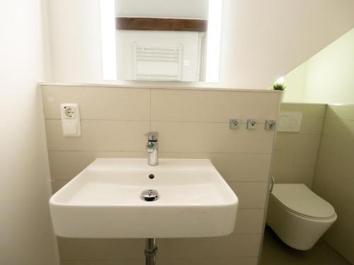 Koupelna v ubytování EUPHORAS - Stylisches Apartment in Hannover