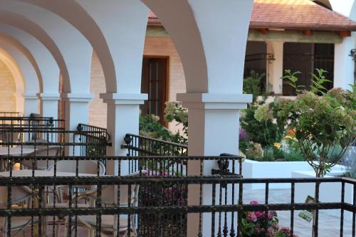 Un balcón o terraza de Modrá Hortenzie