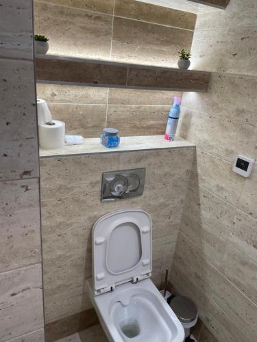 Kúpeľňa v ubytovaní Sirály 2 Apartman
