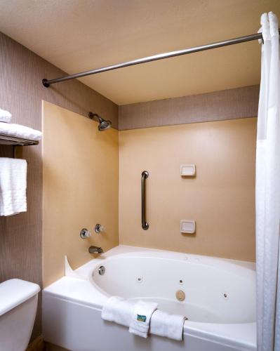a bathroom with a tub and a toilet at Best Western Downtown Phoenix in Phoenix