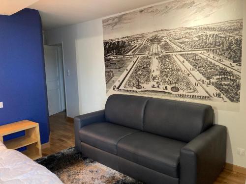 Posezení v ubytování La Suite Le Nôtre