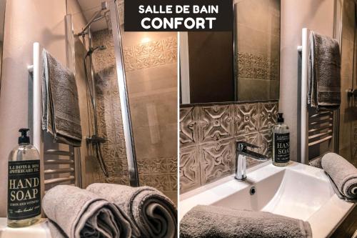 Ванна кімната в Le Lion d'Or - Appartement d'Exception - Hyper-Centre