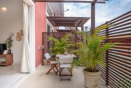 Balkoni atau teres di Mata Hari Apartamentos