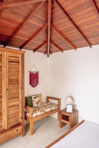 Ruang duduk di Mata Hari Apartamentos