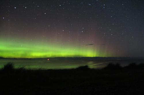 an image of the northern lights in the sky at Aurora View in Forres