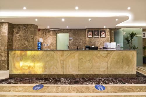 The lobby or reception area at Ozone hotel
