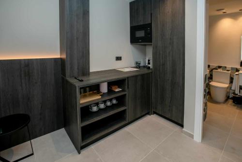 Koupelna v ubytování Mochoruralhome estudio
