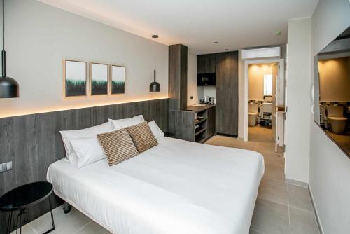 Postel nebo postele na pokoji v ubytování Mochoruralhome estudio