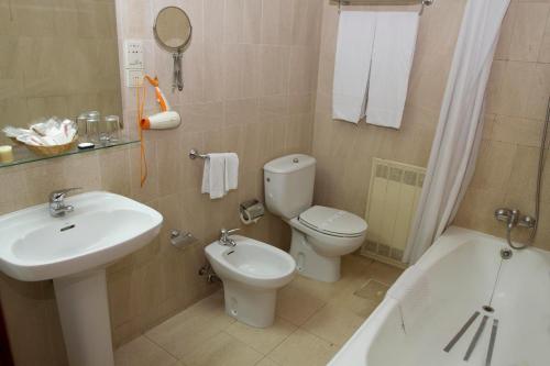 Ванная комната в Hotel Sao Jose