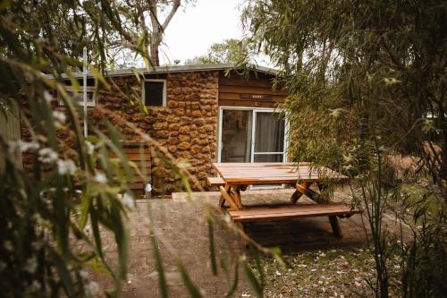 Κήπος έξω από το Gum Grove Chalets