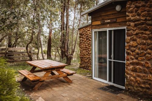Κήπος έξω από το Gum Grove Chalets