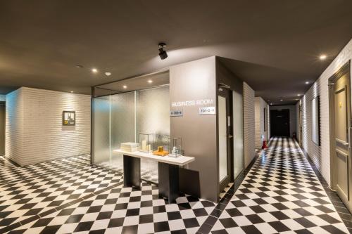 Koupelna v ubytování Sorgente Business Hotel