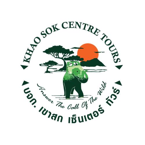 a logo for the akson soft centre trust at Khao Sok River Lodge Hotel in Khao Sok