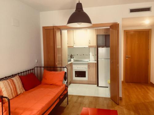 Nhà bếp/bếp nhỏ tại Apartamentos Arcos Costa Cálida