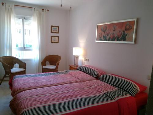 Posteľ alebo postele v izbe v ubytovaní Appartement Orly