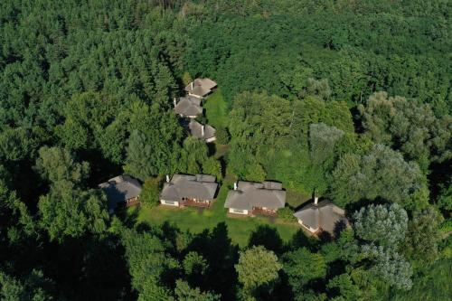 Letecký snímek ubytování Secret Resort Club