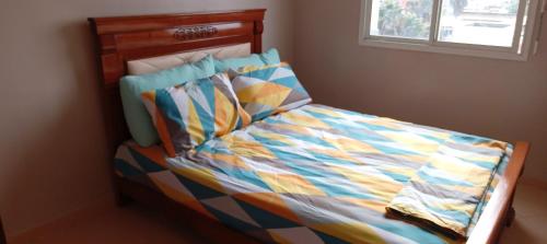 מיטה או מיטות בחדר ב-Appartement près de casanearshore et l'OFPPT