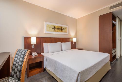 Katil atau katil-katil dalam bilik di São Paulo Nações Unidas Affiliated by Meliá