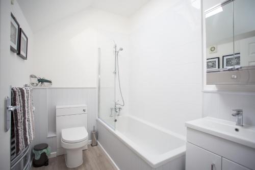 Koupelna v ubytování Foresters Cottage