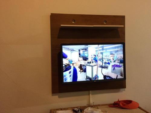 En TV eller et underholdningssystem på Casa e Lazer