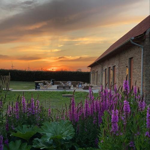 Blick auf den Sonnenuntergang/Sonnenaufgang von des Bed & Breakfasts aus oder aus der Nähe