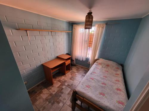 Cama o camas de una habitación en Summer House La Serena-Casa de Verano
