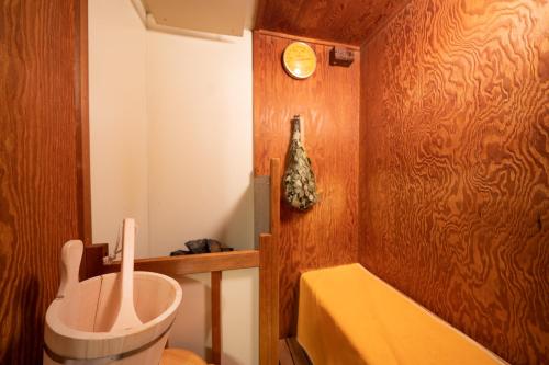 Vonios kambarys apgyvendinimo įstaigoje Hotel Liberte Asahikawa