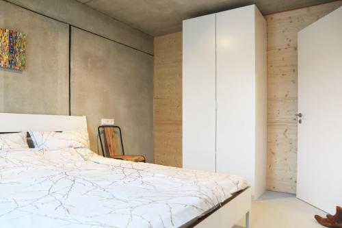 Katil atau katil-katil dalam bilik di Serviced Apartments - FeWo im Herzen Königsbronns
