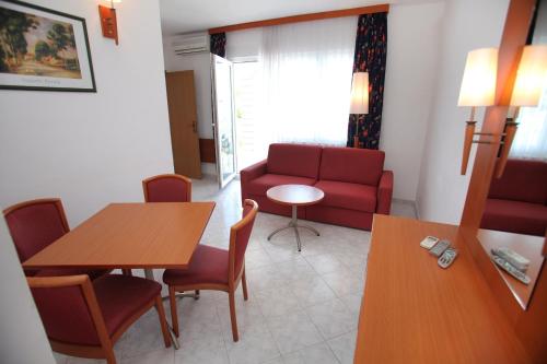 Un lugar para sentarse en Apartments MJM