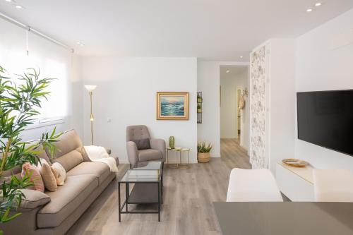 TV a/nebo společenská místnost v ubytování Hercot Canteras Relax