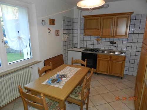 Kuchyň nebo kuchyňský kout v ubytování Casa Brugnara