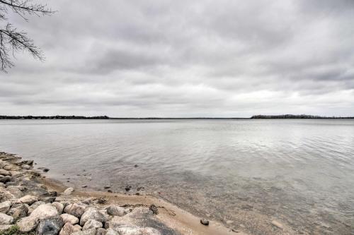 a view of a large body of water at Pelican Lake Retreat with Fire Pit, Dock and Grill! in Breezy Point