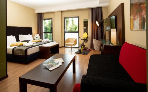 Postel nebo postele na pokoji v ubytování Holiday Inn Turin Corso Francia by IHG