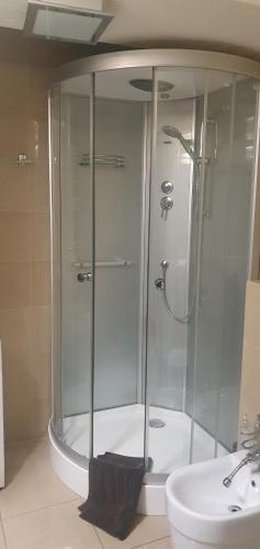 Kúpeľňa v ubytovaní Apartament przy plazy