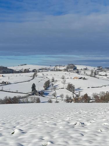 Gîte Mascotte durante el invierno