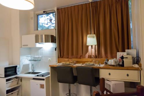 Köök või kööginurk majutusasutuses Paris Lady Mimi