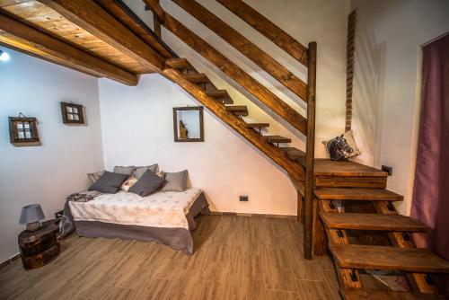Postel nebo postele na pokoji v ubytování Cascina Lunguria