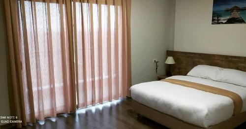 Giường trong phòng chung tại İpsala Park Hotel