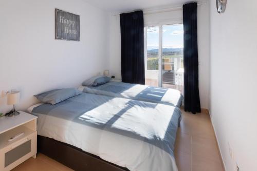 Ένα ή περισσότερα κρεβάτια σε δωμάτιο στο Luxe apartment with beautiful view
