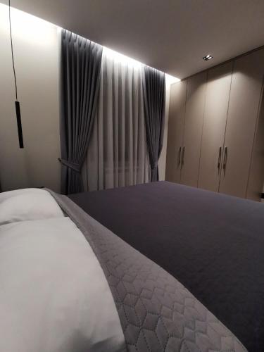 Vila Nordika Tornikにあるベッド