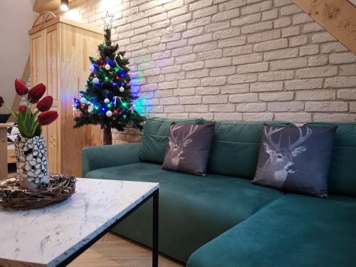 Ruang duduk di Apartamenty U Paliderki