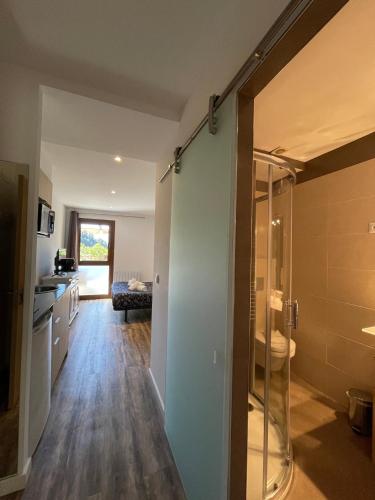 Koupelna v ubytování Aparthotel Sant Andreu