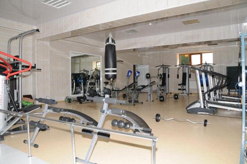 Fitness centrum a/nebo fitness zařízení v ubytování River Side Hotel