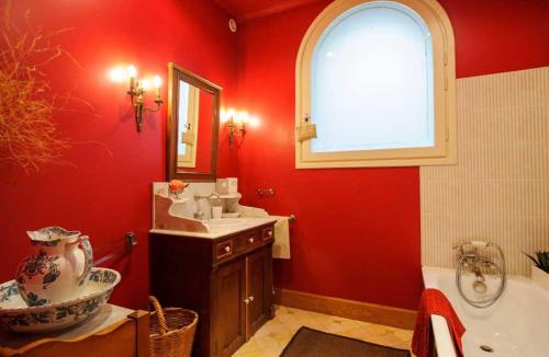 Et badeværelse på La chambre des vignerons