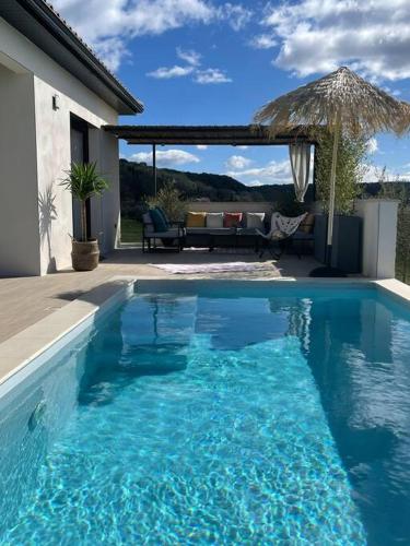 Villa de vacances avec piscine Lussan(proche Uzes)