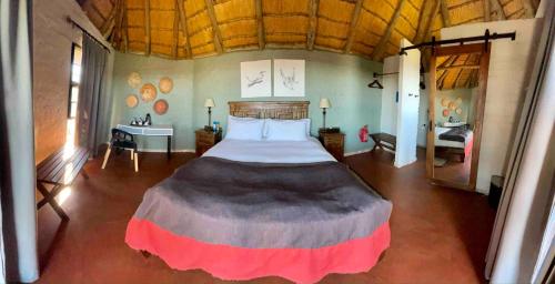 Cama o camas de una habitación en Grootberg Lodge