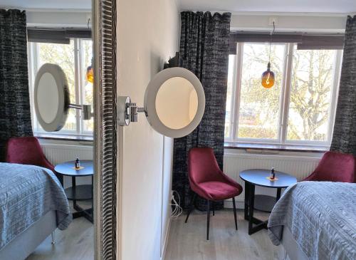 Postel nebo postele na pokoji v ubytování Vara Pensionat