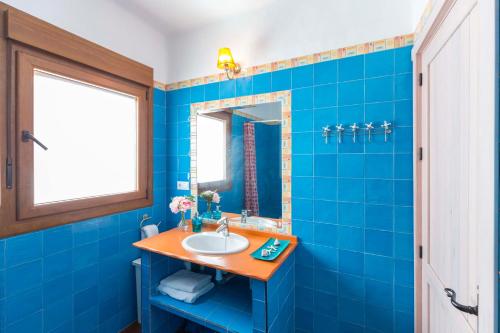 Kylpyhuone majoituspaikassa La Ballena Azul CONIL