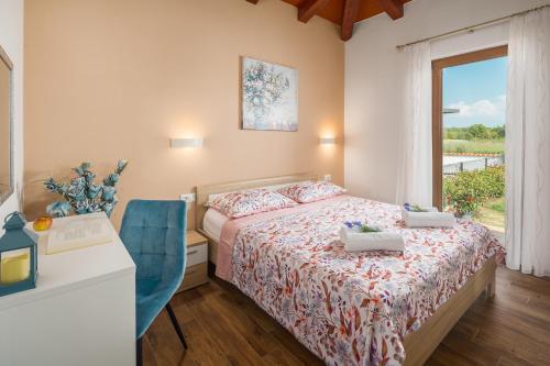 Кровать или кровати в номере Villa Gracia